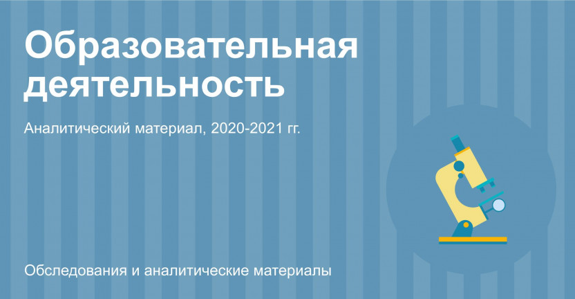 Образовательная деятельность г. Москвы и Московской области в 2020-2021 гг.